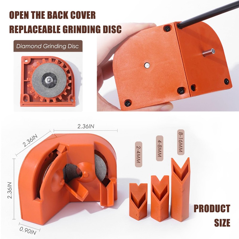 Drill Bit Sharpener - Professional Drill Bits Sharpener for All