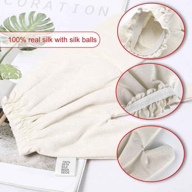 Garshana Gloves Raw Gloves for Ayurvedic, Cellulite Reduction & Dry
