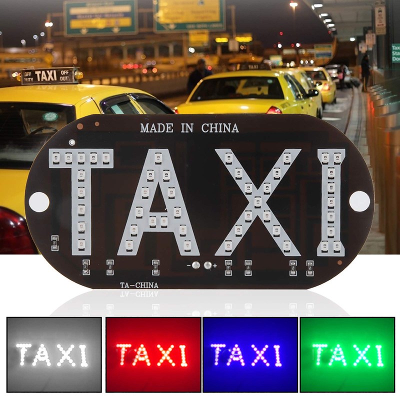 EBTOOLS For Dads Taxi-12V Taxi Windscreen Cab Indicator Lamp Sign