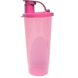 Tupperware 16 Oz Tumbler Shades of Pink Flip Top Seal Lid