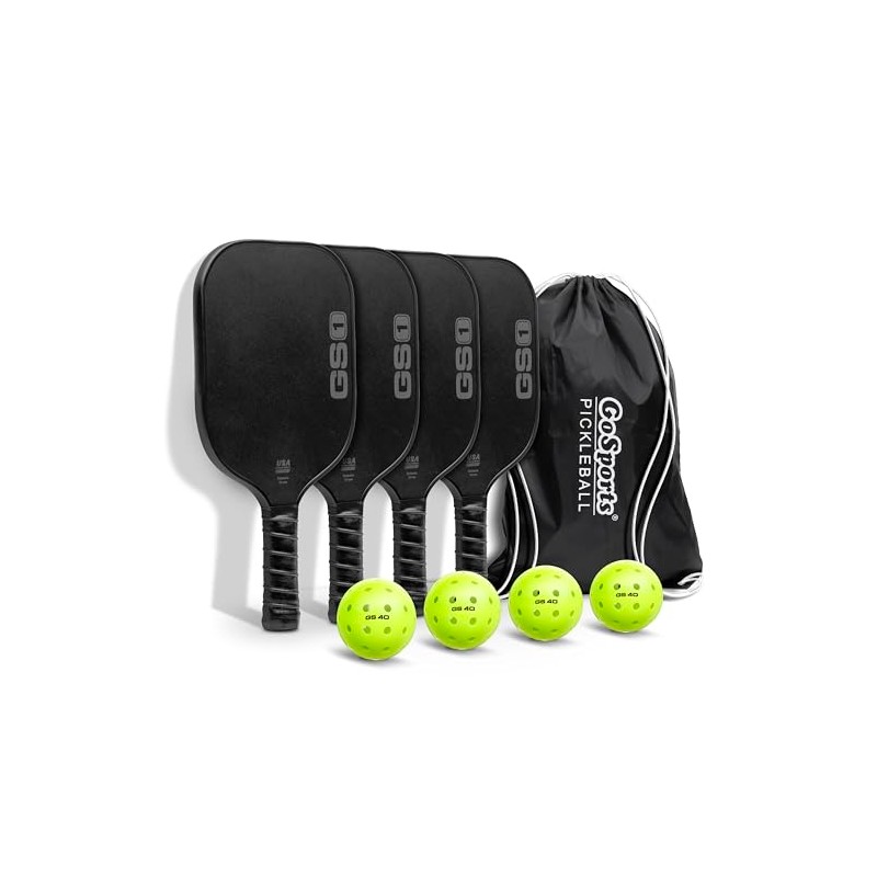 GoSports GS1 Pickleball Paddles - Single, 2 Pack, or 4