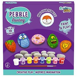 Celino® Children Kids Pebbles Painting Set Art & Craft Paint Your Own Pebbles Kit Gift