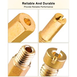 QAGGUM 43Pcs Carburetor Jet Kit Fit for Nibbi Keihin Carb Main Jet and Pilot Slow Jet, Replace 99101-357 99101-393 N424-21