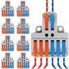 MELIFE 10PCS Lever Wire Connectors, 2 in 6 Out Quick