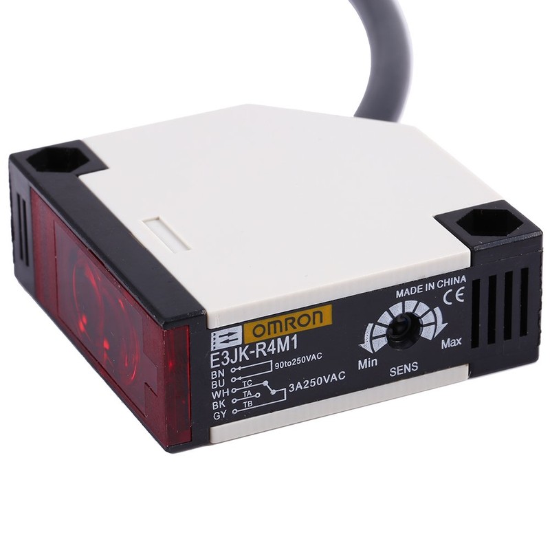 Photoelectric Switch Sensor AC 90-250V 3A E3JK-R4M1 Specular Reflection Sensor