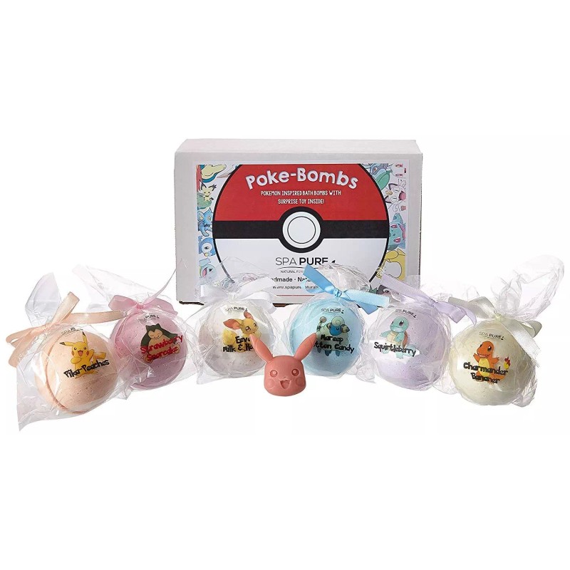 12 POKE-Bomb Bath Bombs For Kids With Surprise Toys Inside