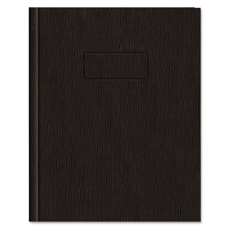Blueline EcoLogix Notebook, 150 Pages, Black, 9-1/4-Inch x 7-1/4-Inch (A7E.BLK)