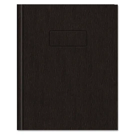 Blueline EcoLogix Notebook, 150 Pages, Black, 9-1/4-Inch x 7-1/4-Inch (A7E.BLK)