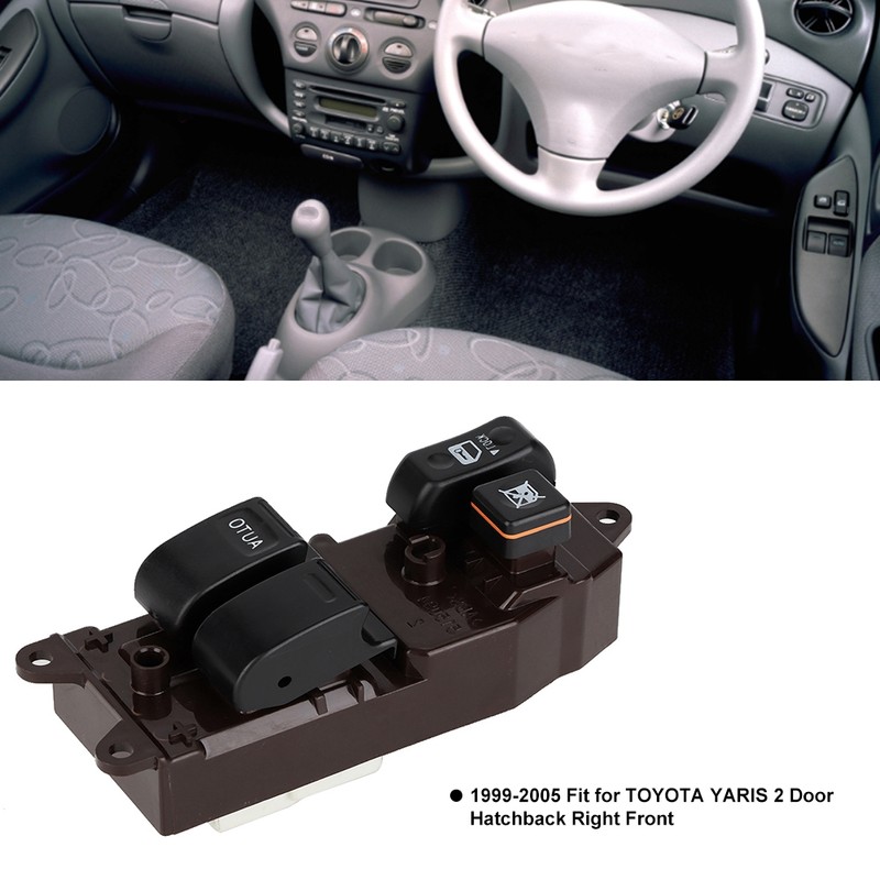 Right Driver Side Power Window Switch Fit for Yaris 3