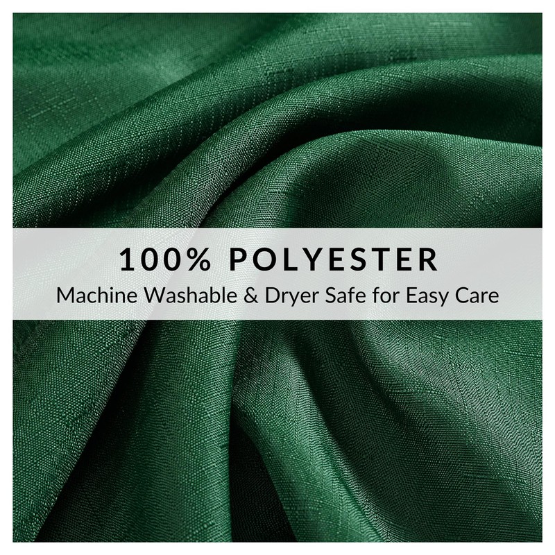 Elrene Home Fashions Alison Eyelet Border Design Cloth Wrinkle Resistant