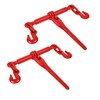 2 Pack 5/16 to 3/8" Ratchet Chain Load Binders, Load