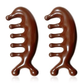 HAIKING Head Massage Combs, 2 PCS Wide-Tooth Massage Comb for Fatigue Relief, Scalp Caring, Manual Massage (4.33 x 1.96 in)