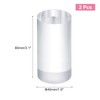 sourcing map 2pcs Acrylic Cylinder Display Blocks, 40 x 80