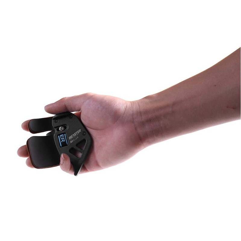 BICASTER - Protector de dedo para tiro con arco (piel