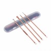 Easy Sebum Removal Blackhead Extractor Set for Nose Sebum Remover 2 Blackhead Extractor Set - Rose Gold 3ea