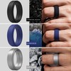 ThunderFit - Anillos para hombre, 12.5-13 (22.2mm), Silicona