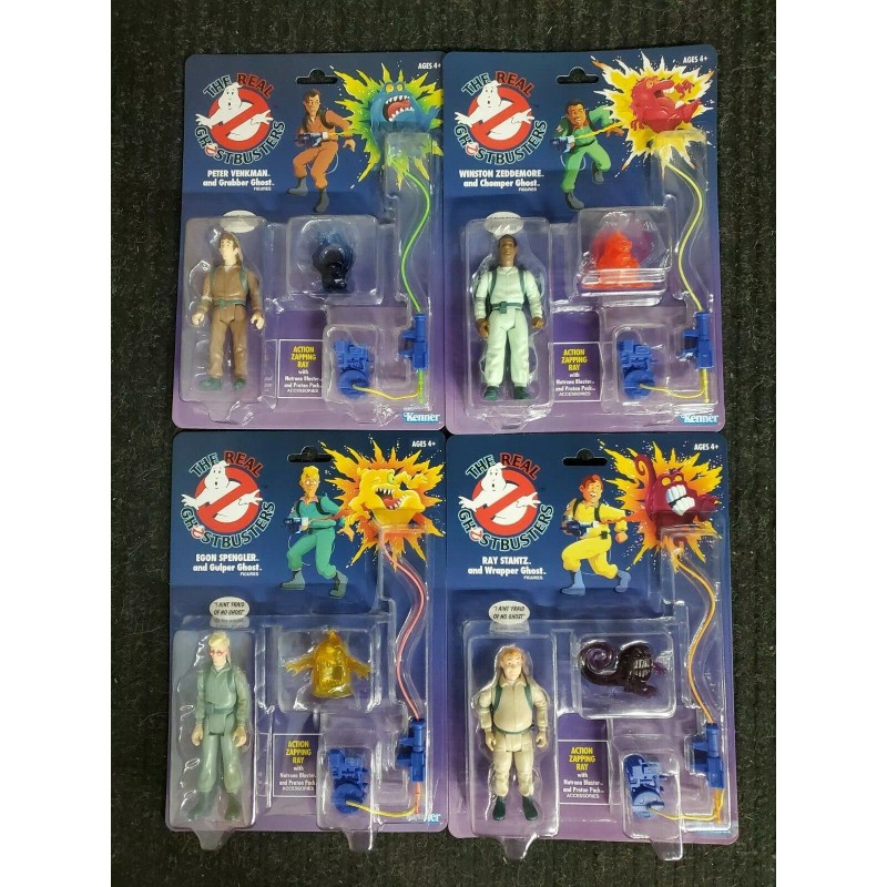 Kenner The Real Ghostbusters Kenner Ray Peter Winston Egon All