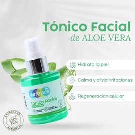 Vemare Cosmetics Tónico Facial De Aloe Vera Refresca Y Nutre 100ml
