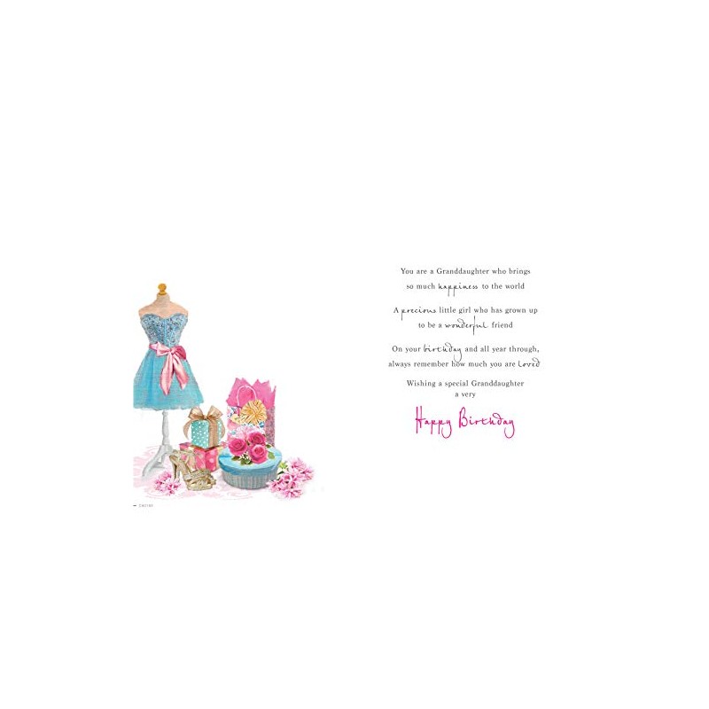 Regal Publishing Granddaughter Birthday Card 9" x 6"