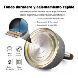 teteras Tetera Silbadora De Acero Inoxidable Con Tapa, 2.5l