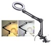 Foldable Eyecare Table Lamp Flexible Swing Arm Clamp Mount Lamp
