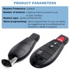 ECCPP 2X Keyless Entry Remote Key Fob 08-12 for Chrysler