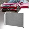 Factory Style Aluminum Front A/C Condenser Compatible with 2014-2017 Honda