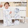 Yoofoss Baby Sleep Sack 0-6 Months 0.5 Tog Wearable Blanket