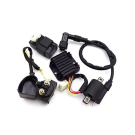 TC-Motor Racing Ignition Coil + AC CDI + Regulator Rectifier + Relay For 150cc 200cc 250cc Engine Chinese ATV Quad Taotao Roketa Sunl Kazuma