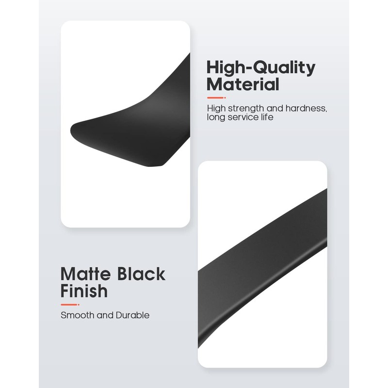 FINDAUTO ABS Car Spoiler Wing Body Kit Type-R Style Fit