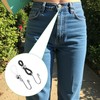 Ymapinc 20Pcs Zipper Holder Upper for Jeans, Zipper Stopper Helper