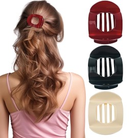 3PCS Hair Clips Claw Valentines Day Gifts for Women Christmas Gifts for Girls -Christmas Party Favors Supplies Hair Accessories Decorations Sweaters Outfits for Mom Wife,Stocking Stuffers