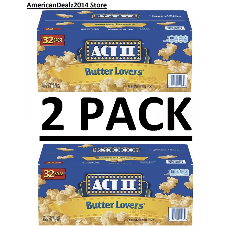 ACT II 2 PACK - ACT II Butter Lovers Microwave