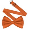 URAQT Men's Bow Tie, Classic Plain Bow Ties for Men,