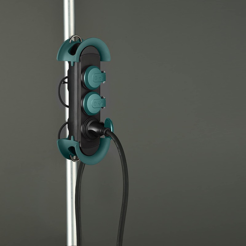 Electraline 30924 Waterproof Professional Power Strip with Retractable 3 Sockets