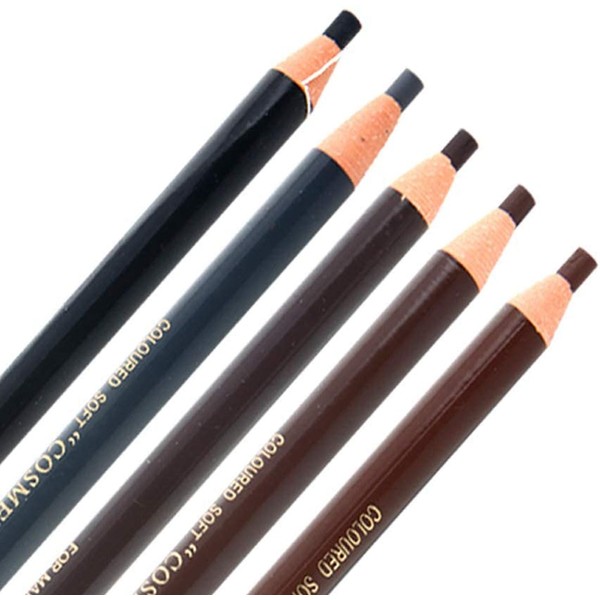 Teogneot 5 Pieces Eyebrow Pencil, Waterproof, Waterproof Eyebrow Pencils, Eyebrow