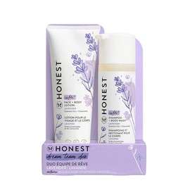 The Honest Company 2-Piece Dreamy Lavender Shampoo  Body Wash (10 fl. oz)  Face  Body Lotion (8.5 fl. oz.) Bundle Tear Free Naturally Derived...      