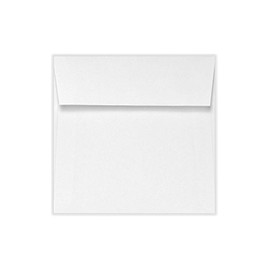 6 x 6 Square Envelopes w/Peel & Press - 100% Recycled White (50 Qty.)