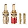 sourcing map 4pcs Gas & Water Quick Connector for Tube