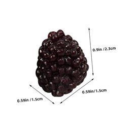 KOMBIUDA 15pcs Artificial Raspberry Model Simulation Fruit Decor Fake Fruit for Display Photo Props for Home