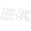Transmission Line Clips, 18pcs Transmission Connector Retaining Clips, 3 Sizes