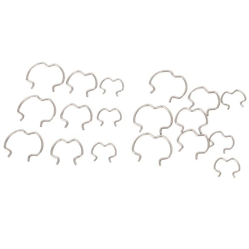 Transmission Line Clips, 18pcs Transmission Connector Retaining Clips, 3 Sizes