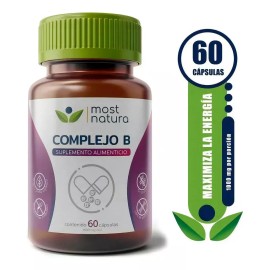 Most Natura Complejo B Con Vitaminas 60 Caps Sabor Sin Sabor