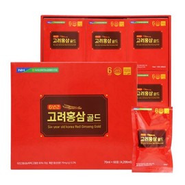 OTMARTFOOD Jirisan Macheon Nonghyup 6-year-old Korean Red Ginseng Gold 70ml x 60 packets
