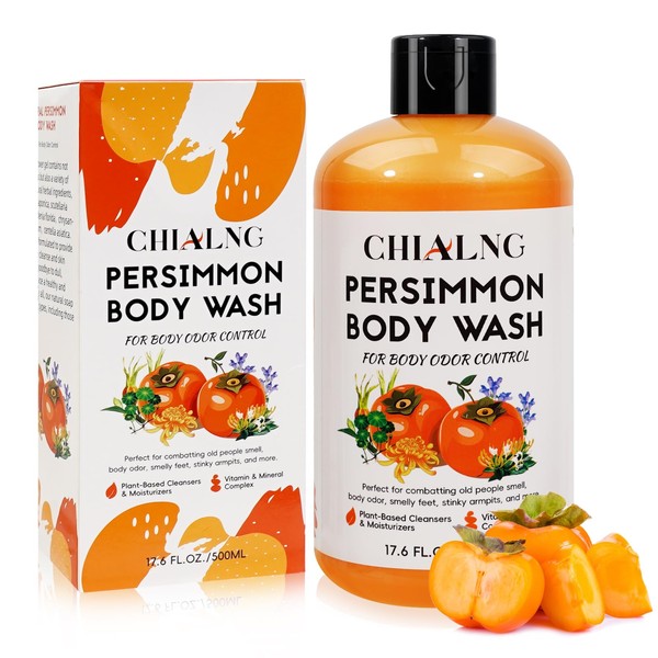 Persimmon Scented Body Soaps Wash for Body Odor Control l
