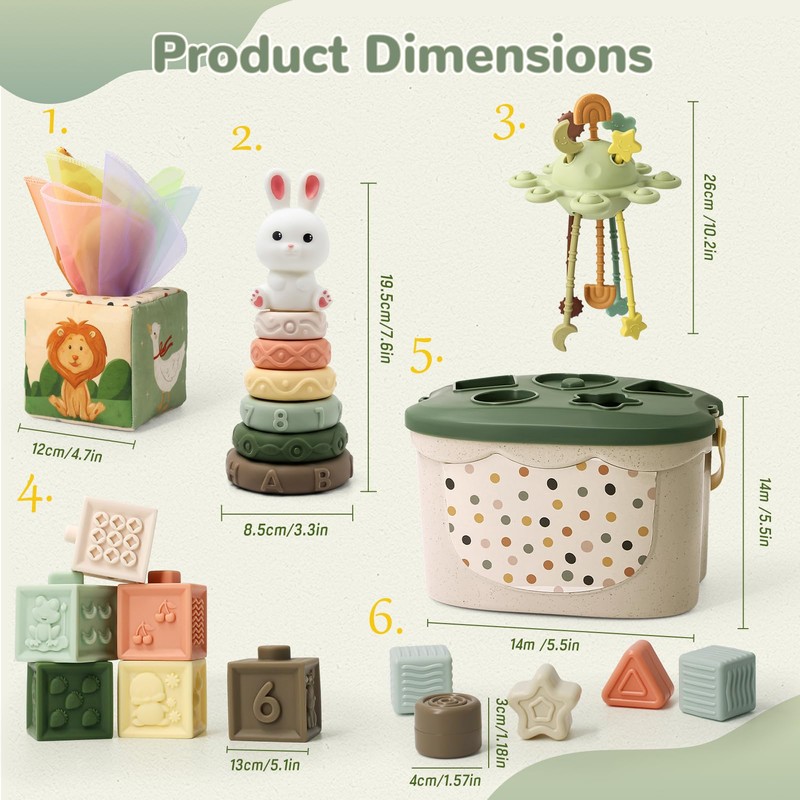 Baby Toys for 6 to 12 Months, Montessori Toys for
