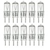10-Pack 20W Xenon G8 Light | Appliance Light Bulbs | – 120V T4 JCD Type – G8 Bi-Pin Base – Warm White Halogen Replacement for Under Cabinet, Puck, Desk, and Accent Lighting – Designed in USA
