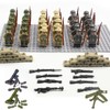 Mini Military Soldier Models - WW II Action Figures Set,