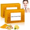Jabón Curcuma Natural Exfoliante 2 Unidades Limpiador Rostro y Cuerpo