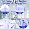 4000ml Urinary Drainage Bag, 10 Pack Catheter Bags for Women